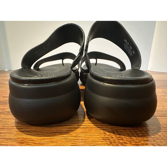 Naturalizer Genn Drift 2 Leather Slide Sandals - Size 8.5 Comfort Footwear - Picture 5 of 9